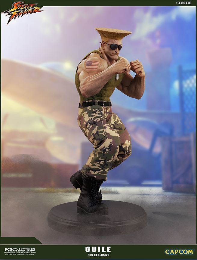 Street Fighter - Guile - Mixed Media - 1/4 (Premium Collectibles Studio, Sideshow Collectibles) photo 5