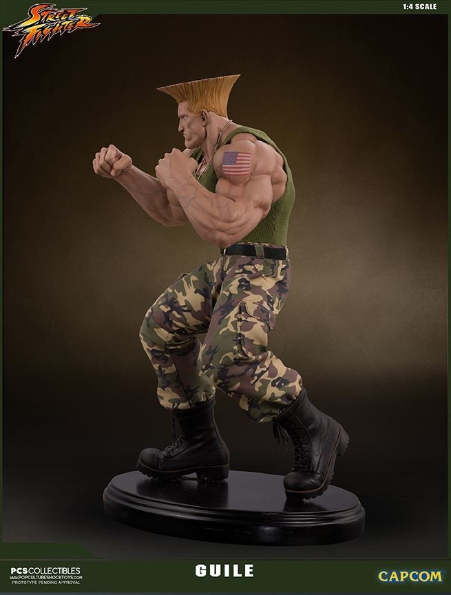 Street Fighter - Guile - Mixed Media - 1/4 (Premium Collectibles Studio, Sideshow Collectibles) photo 6