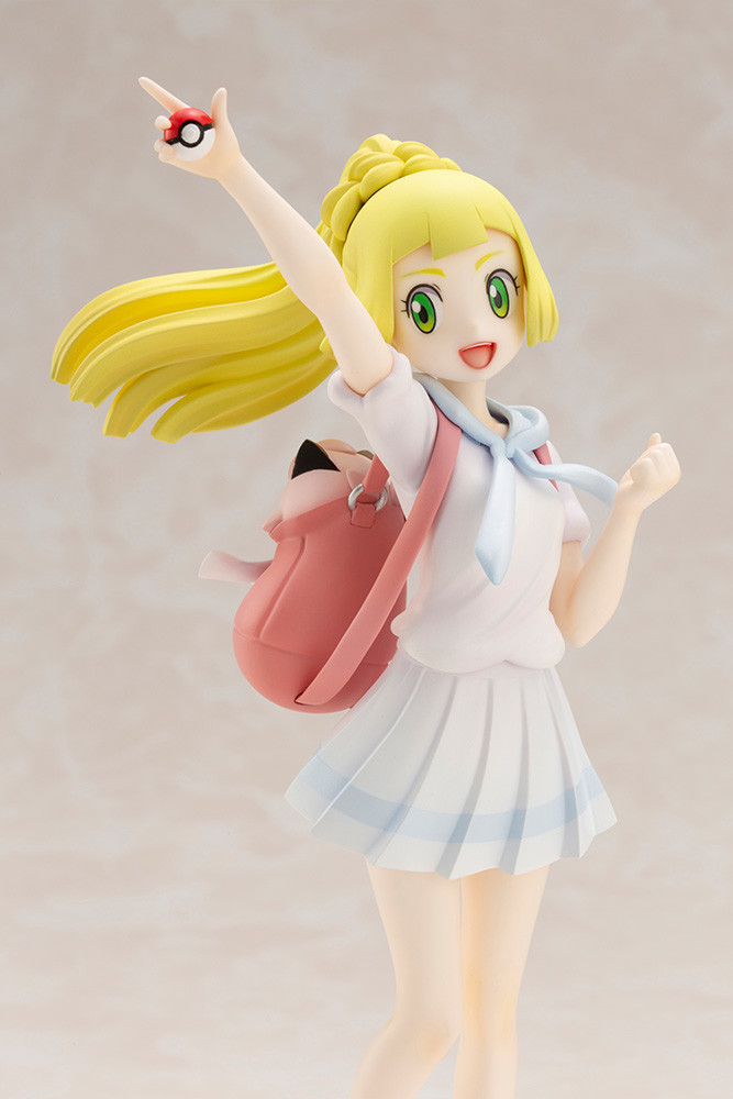 Pocket Monsters Ultra Moon - Pocket Monsters Ultra Sun - Lilie - Pippi - Pokémon Center Original Figure - 1/8 - Ganba ver. (Kotobukiya)