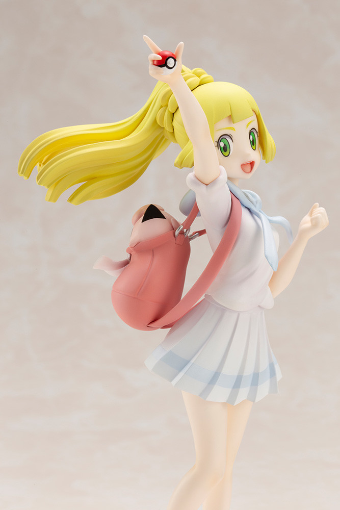 Pocket Monsters Ultra Moon - Pocket Monsters Ultra Sun - Lilie - Pippi - Pokémon Center Original Figure - 1/8 - Ganba ver. (Kotobukiya) photo 2