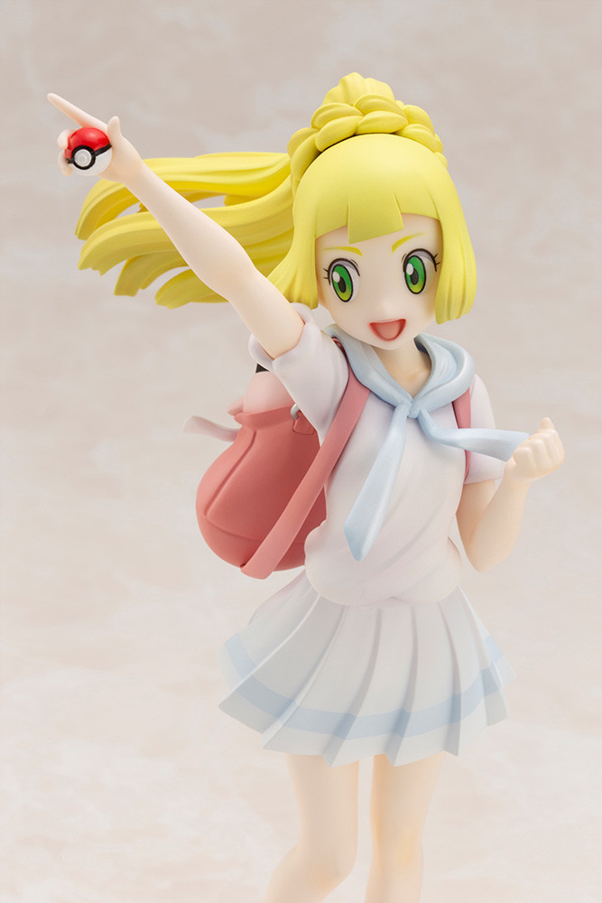 Pocket Monsters Ultra Moon - Pocket Monsters Ultra Sun - Lilie - Pippi - Pokémon Center Original Figure - 1/8 - Ganba ver. (Kotobukiya) photo 3