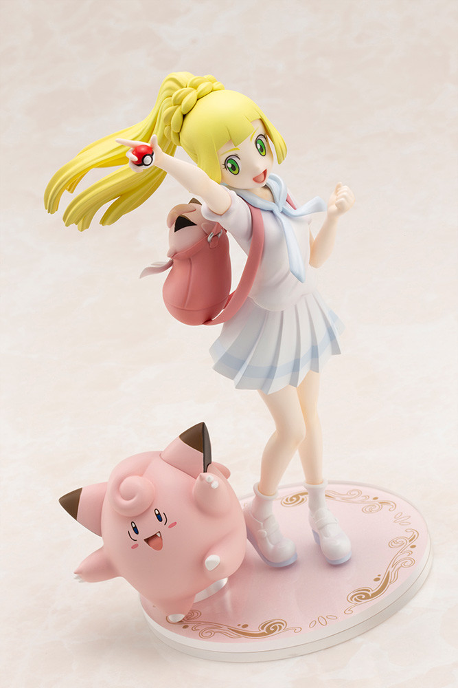 Pocket Monsters Ultra Moon - Pocket Monsters Ultra Sun - Lilie - Pippi - Pokémon Center Original Figure - 1/8 - Ganba ver. (Kotobukiya) photo 12