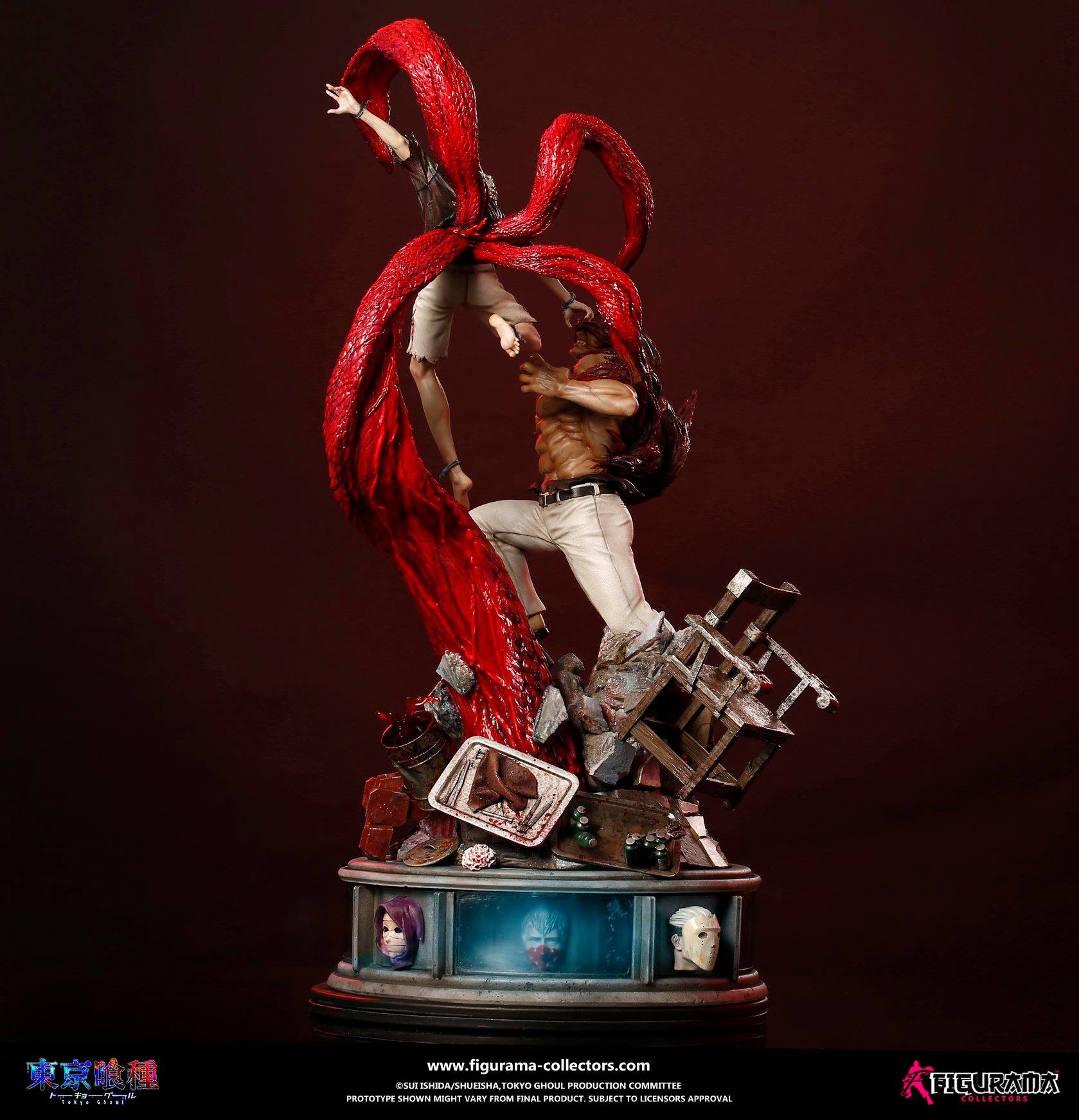 Tokyo Ghoul - Kaneki Ken - Oomori Yakumo - Diorama - Elite Fandom Statue - 1/6 (Figurama Collectors) photo 13