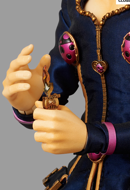 Jojo no Kimyou na Bouken - Ougon no Kaze - Giorno Giovanna - Real Action Heroes  (#540) - 1/6 (Medicom Toy) photo 2