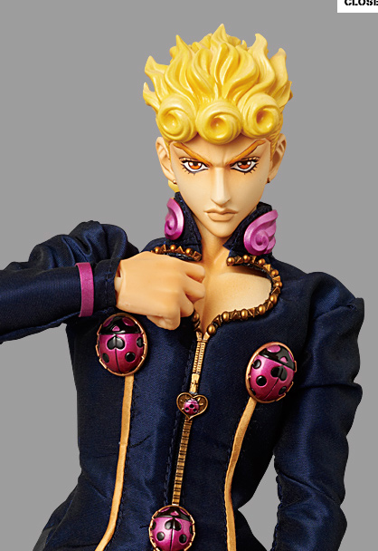 Jojo no Kimyou na Bouken - Ougon no Kaze - Giorno Giovanna - Real Action Heroes  (#540) - 1/6 (Medicom Toy) photo 5