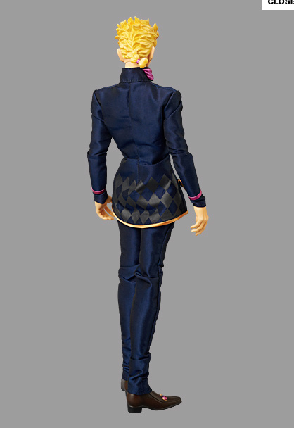 Jojo no Kimyou na Bouken - Ougon no Kaze - Giorno Giovanna - Real Action Heroes  (#540) - 1/6 (Medicom Toy) photo 8