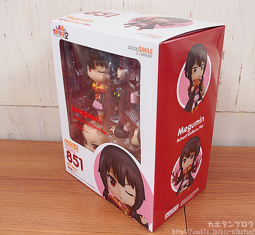 Kono Subarashii Sekai ni Shukufuku o! 2 - Chomusuke - Megumin - Nendoroid  (#851) - School Uniform Ver. (Good Smile Company) photo 9