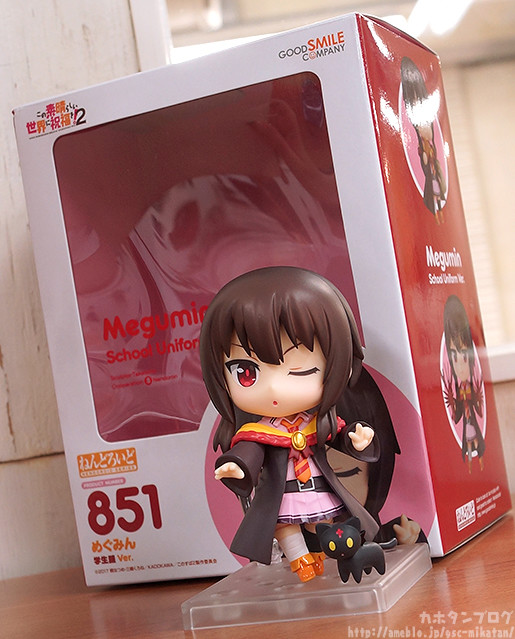 Kono Subarashii Sekai ni Shukufuku o! 2 - Chomusuke - Megumin - Nendoroid  (#851) - School Uniform Ver. (Good Smile Company) photo 20