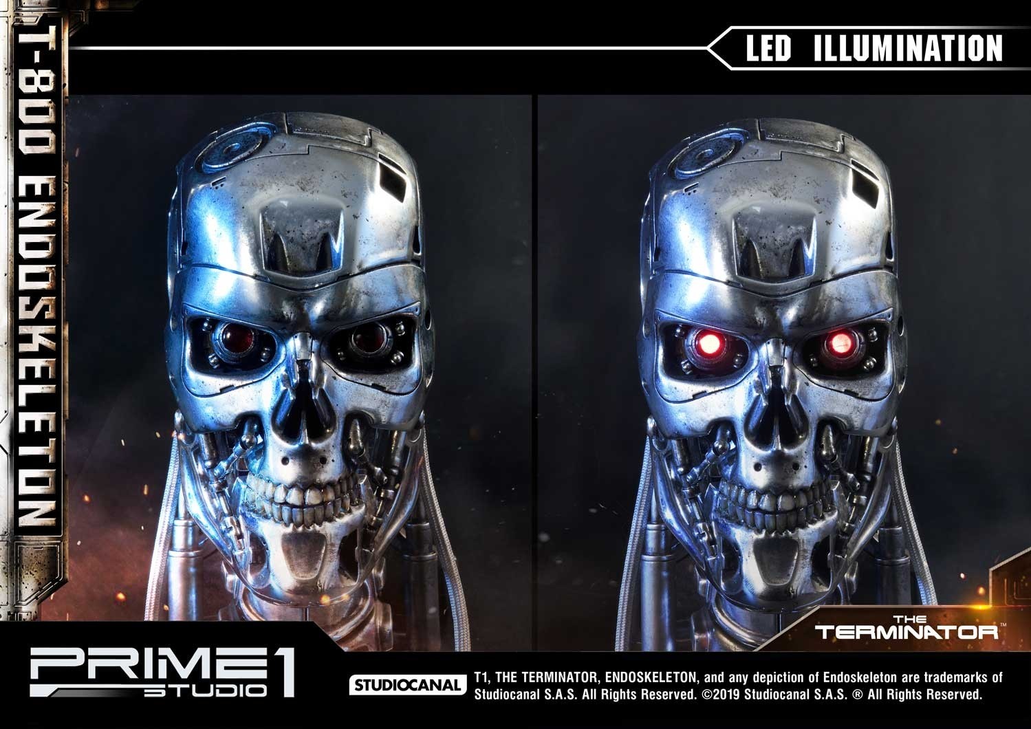 The Terminator - T-800 - Bust - High Definition Bust - 1/2 (Prime 1 Studio) photo 12