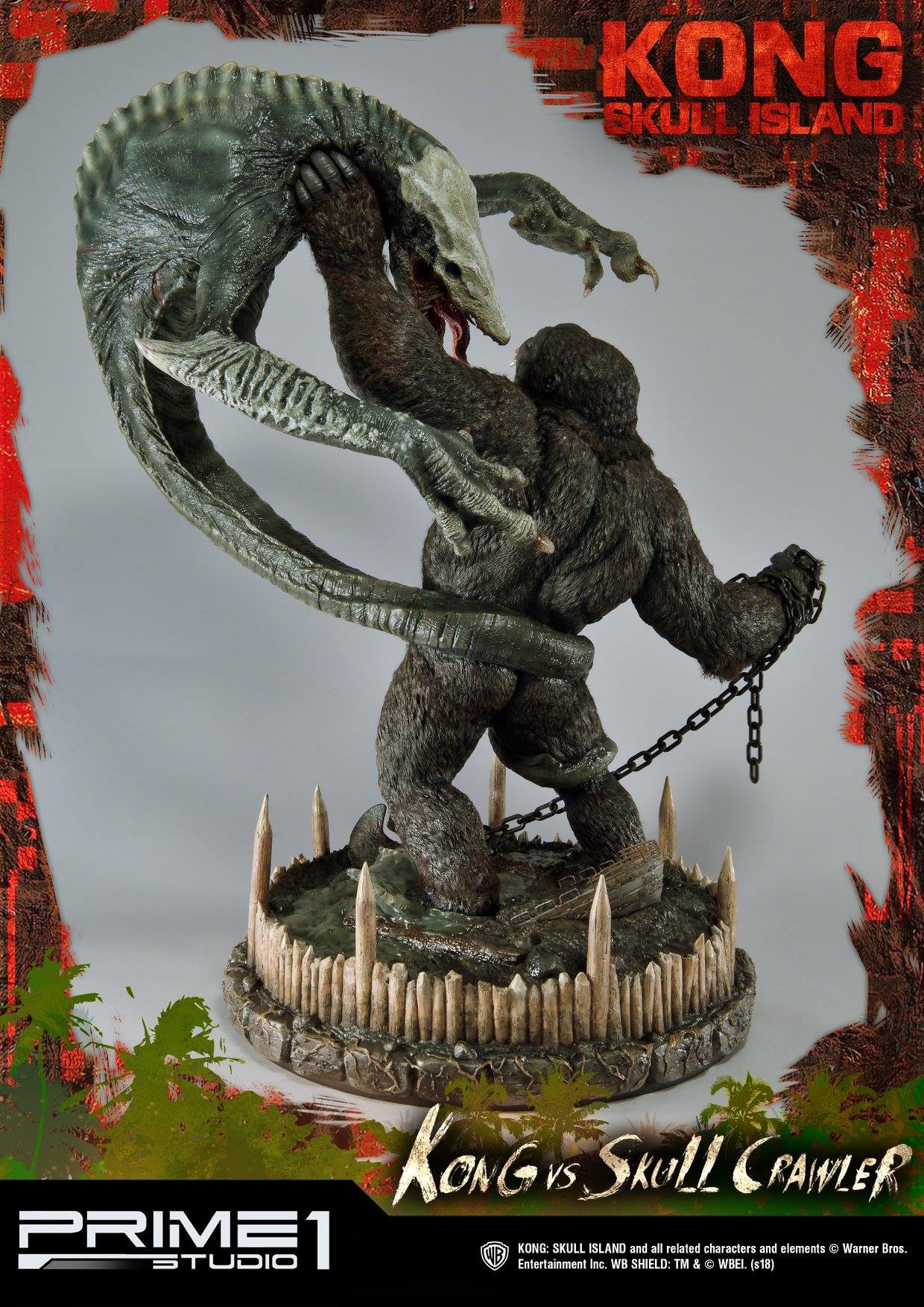 Kong: Skull Island - King Kong - Skull Crawler - Ultimate Diorama Masterline (UDMKG-01) (Prime 1 Studio) photo 8