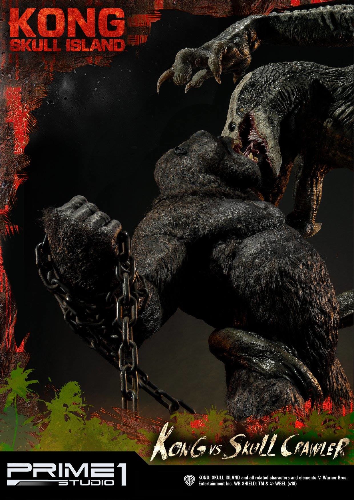 Kong: Skull Island - King Kong - Skull Crawler - Ultimate Diorama Masterline (UDMKG-01) (Prime 1 Studio) photo 28