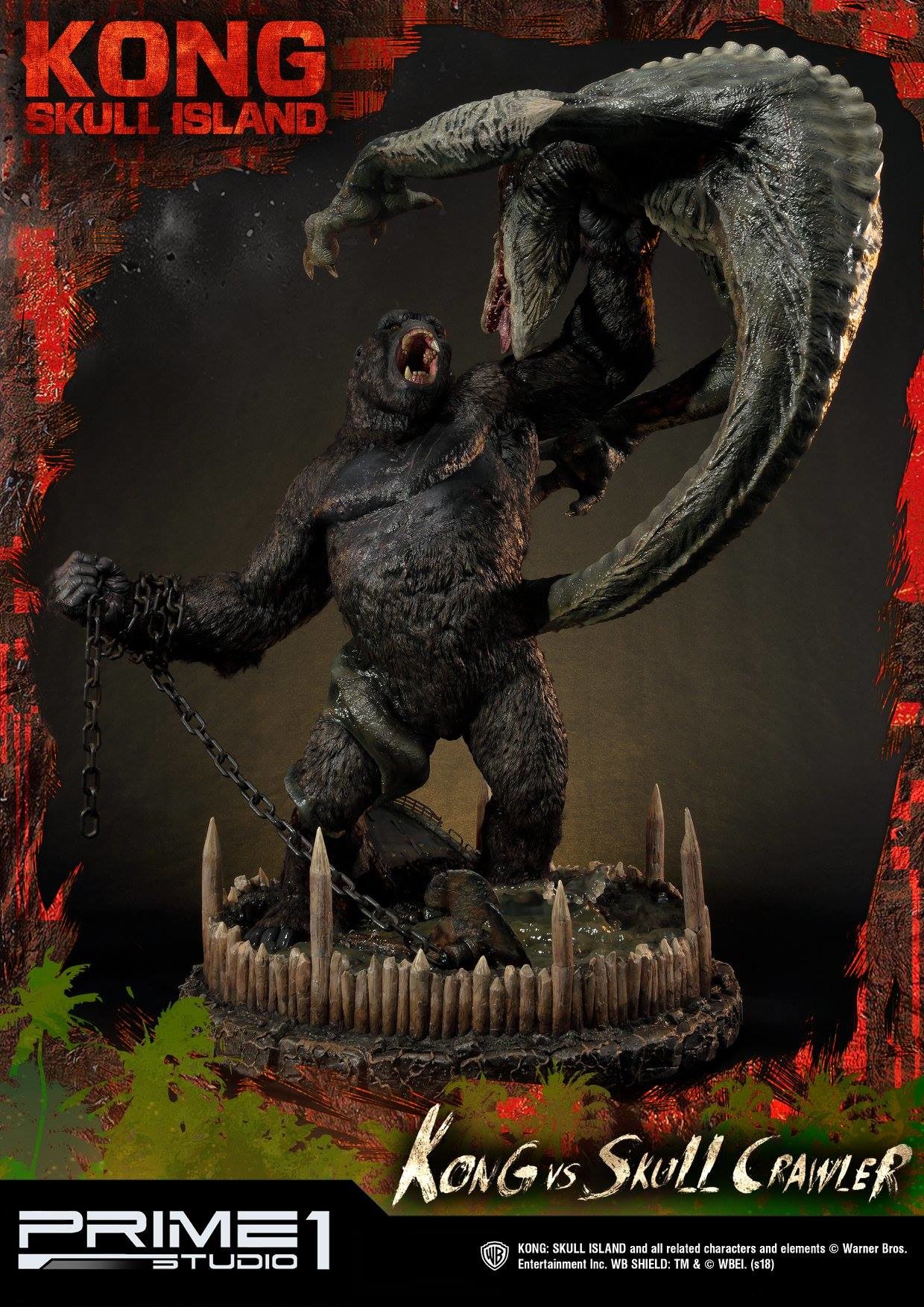 Kong: Skull Island - King Kong - Skull Crawler - Ultimate Diorama Masterline (UDMKG-01) (Prime 1 Studio) photo 30