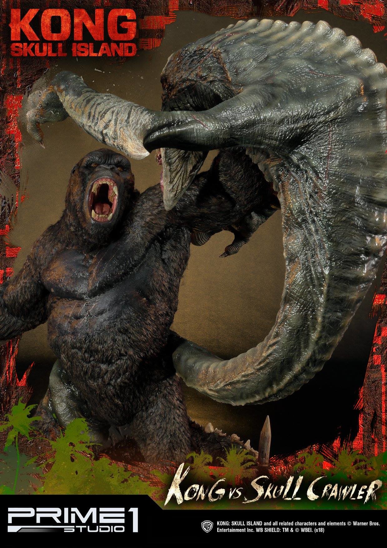 Kong: Skull Island - King Kong - Skull Crawler - Ultimate Diorama Masterline (UDMKG-01) (Prime 1 Studio) photo 38