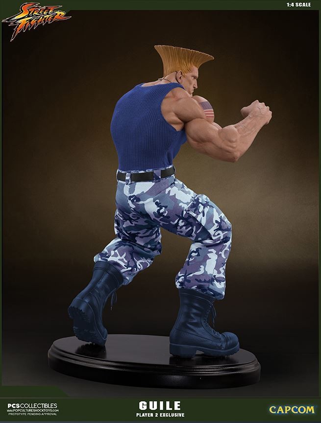 Street Fighter - Guile - Mixed Media - 1/4 - PCS Exclusive, Player 2 (Premium Collectibles Studio, Sideshow Collectibles) photo 9