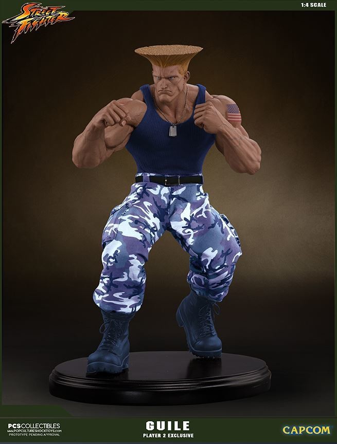 Street Fighter - Guile - Mixed Media - 1/4 - PCS Exclusive, Player 2 (Premium Collectibles Studio, Sideshow Collectibles) photo 10