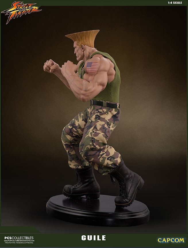 Street Fighter - Street Fighter II - Guile - Mixed Media - 1/4 - PCS Exclusive, Ultimate EX (Premium Collectibles Studio, Sideshow Collectibles) photo 17