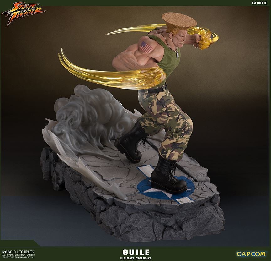 Street Fighter - Street Fighter II - Guile - Mixed Media - 1/4 - PCS Exclusive, Ultimate EX (Premium Collectibles Studio, Sideshow Collectibles) photo 22