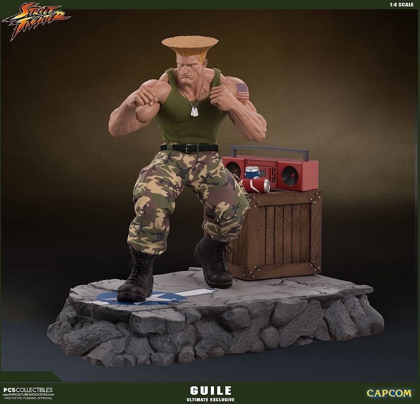 Street Fighter - Street Fighter II - Guile - Mixed Media - 1/4 - PCS Exclusive, Ultimate EX (Premium Collectibles Studio, Sideshow Collectibles) photo 23