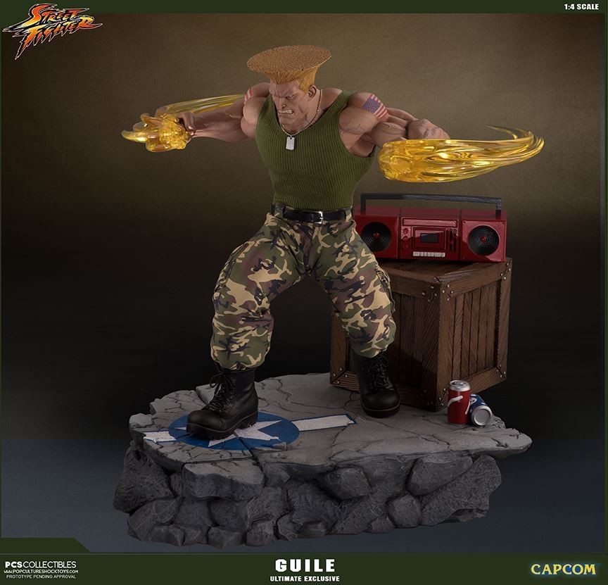 Street Fighter - Street Fighter II - Guile - Mixed Media - 1/4 - PCS Exclusive, Ultimate EX (Premium Collectibles Studio, Sideshow Collectibles) photo 24