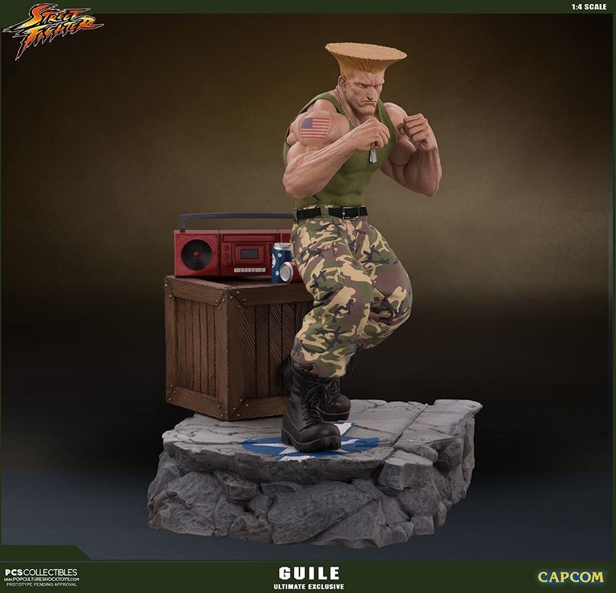 Street Fighter - Street Fighter II - Guile - Mixed Media - 1/4 - PCS Exclusive, Ultimate EX (Premium Collectibles Studio, Sideshow Collectibles) photo 26