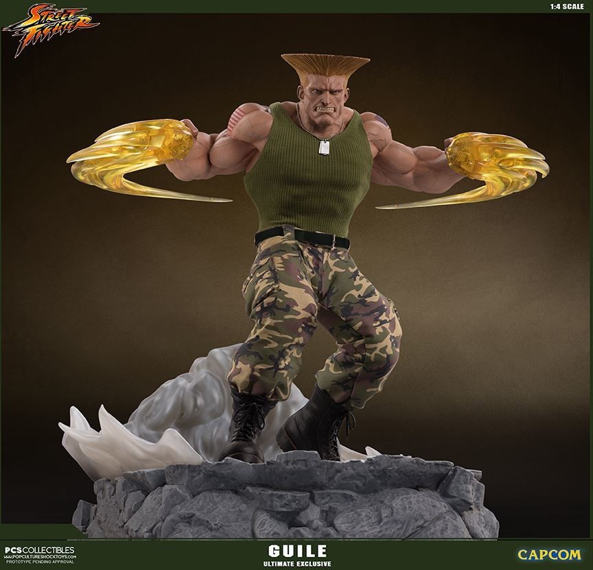Street Fighter - Street Fighter II - Guile - Mixed Media - 1/4 - PCS Exclusive, Ultimate EX (Premium Collectibles Studio, Sideshow Collectibles) photo 27