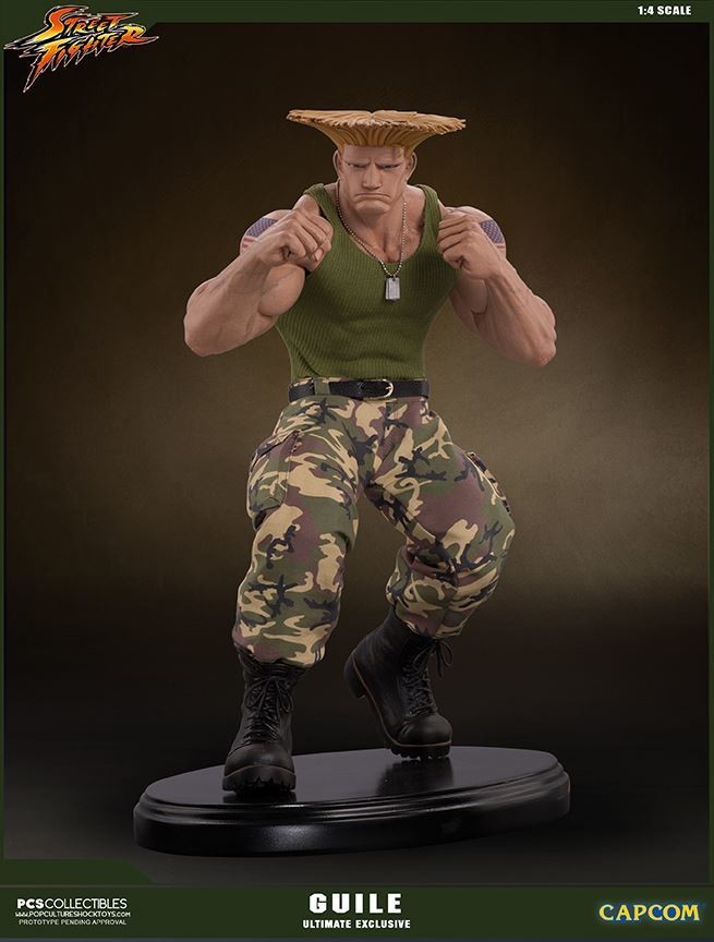 Street Fighter - Street Fighter II - Guile - Mixed Media - 1/4 - PCS Exclusive, Ultimate EX (Premium Collectibles Studio, Sideshow Collectibles) photo 31