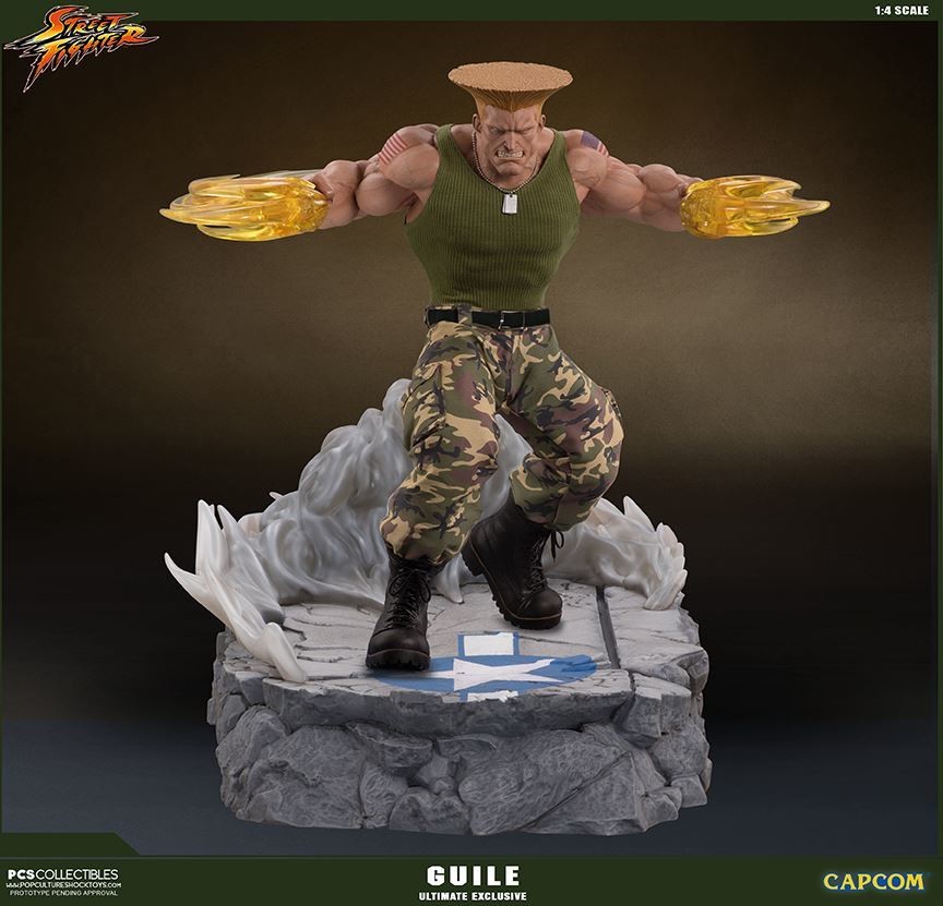 Street Fighter - Street Fighter II - Guile - Mixed Media - 1/4 - PCS Exclusive, Ultimate EX (Premium Collectibles Studio, Sideshow Collectibles) photo 33