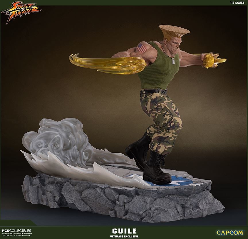 Street Fighter - Street Fighter II - Guile - Mixed Media - 1/4 - PCS Exclusive, Ultimate EX (Premium Collectibles Studio, Sideshow Collectibles) photo 34