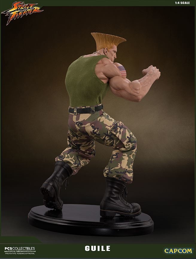 Street Fighter - Street Fighter II - Guile - Mixed Media - 1/4 - PCS Exclusive, Ultimate EX (Premium Collectibles Studio, Sideshow Collectibles) photo 45