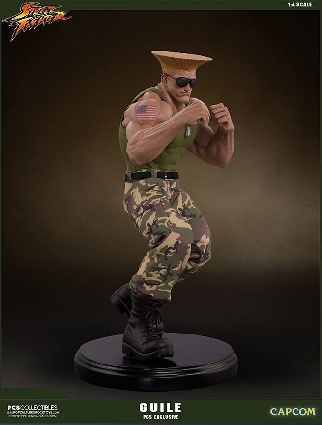 Street Fighter - Street Fighter II - Guile - Mixed Media - 1/4 - PCS Exclusive, Ultimate EX (Premium Collectibles Studio, Sideshow Collectibles) photo 47