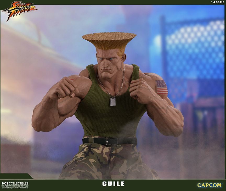 Street Fighter - Street Fighter II - Guile - Mixed Media - 1/4 - PCS Exclusive, Ultimate EX (Premium Collectibles Studio, Sideshow Collectibles) photo 49