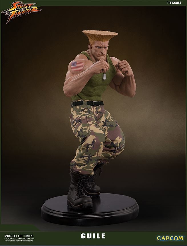 Street Fighter - Street Fighter II - Guile - Mixed Media - 1/4 - PCS Exclusive, Ultimate EX (Premium Collectibles Studio, Sideshow Collectibles) photo 50