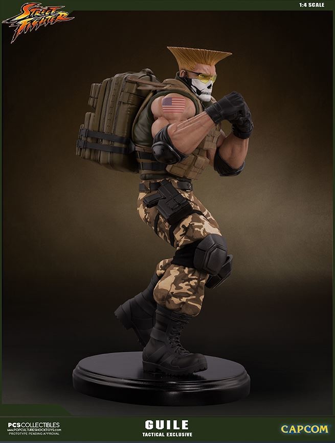 Street Fighter V - Guile - Mixed Media - 1/4 - PCS Exclusive, Tactical (Premium Collectibles Studio) photo 5