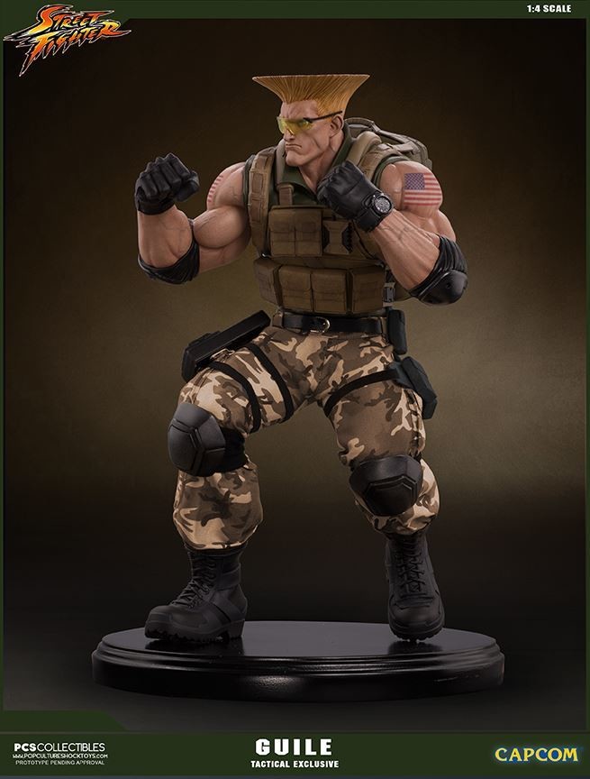 Street Fighter V - Guile - Mixed Media - 1/4 - PCS Exclusive, Tactical (Premium Collectibles Studio) photo 6