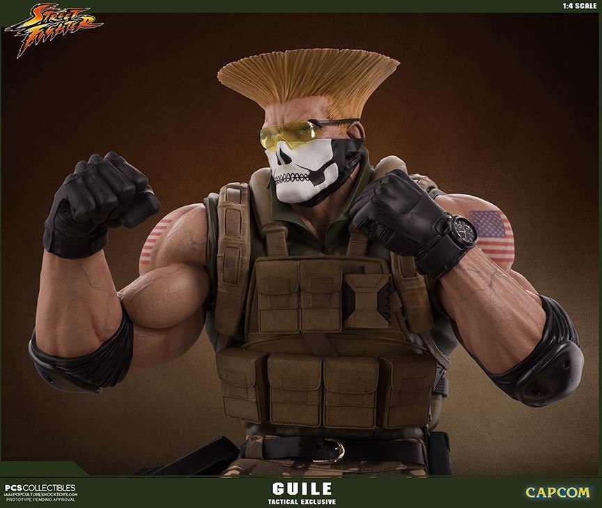 Street Fighter V - Guile - Mixed Media - 1/4 - PCS Exclusive, Tactical (Premium Collectibles Studio) photo 7