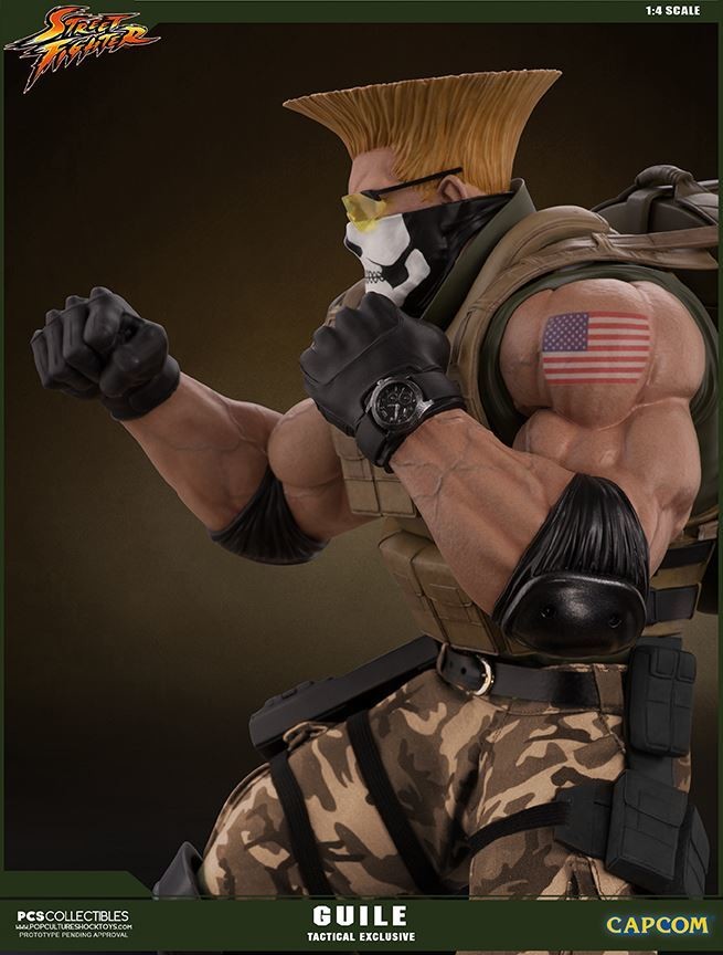 Street Fighter V - Guile - Mixed Media - 1/4 - PCS Exclusive, Tactical (Premium Collectibles Studio) photo 12