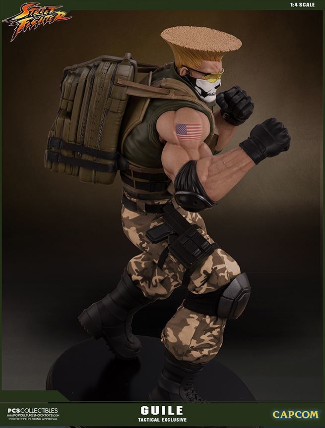 Street Fighter V - Guile - Mixed Media - 1/4 - PCS Exclusive, Tactical (Premium Collectibles Studio) photo 16
