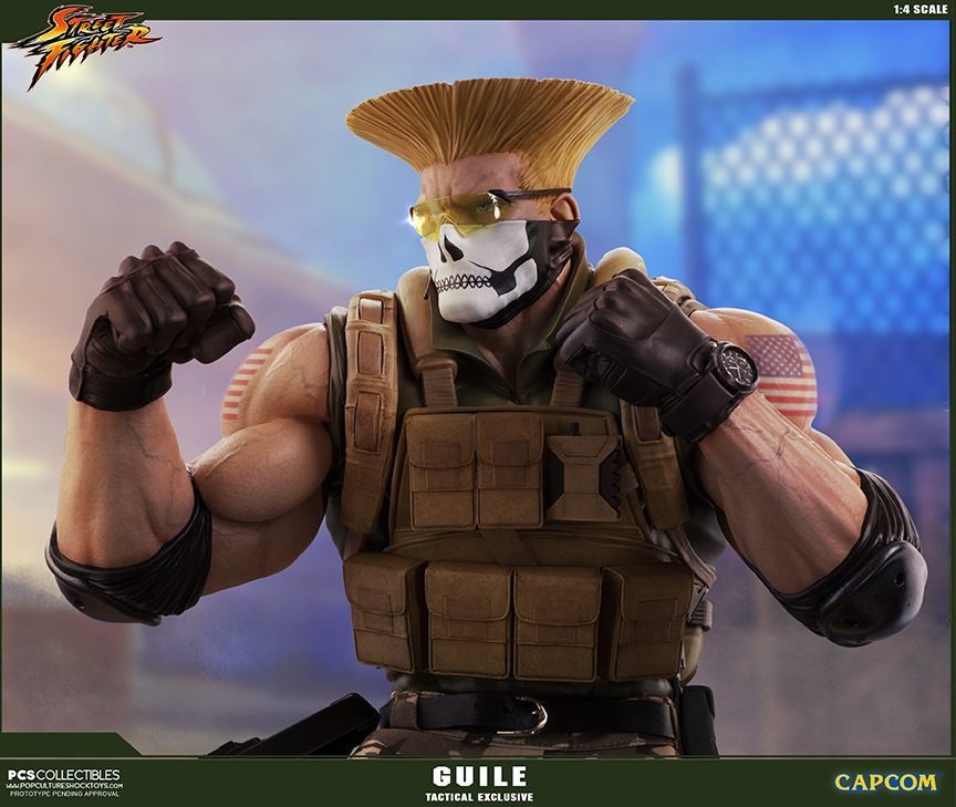 Street Fighter V - Guile - Mixed Media - 1/4 - PCS Exclusive, Tactical (Premium Collectibles Studio) photo 23
