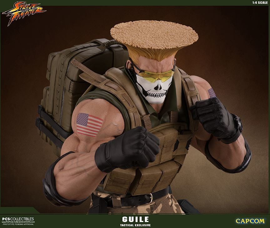 Street Fighter V - Guile - Mixed Media - 1/4 - PCS Exclusive, Tactical (Premium Collectibles Studio) photo 29