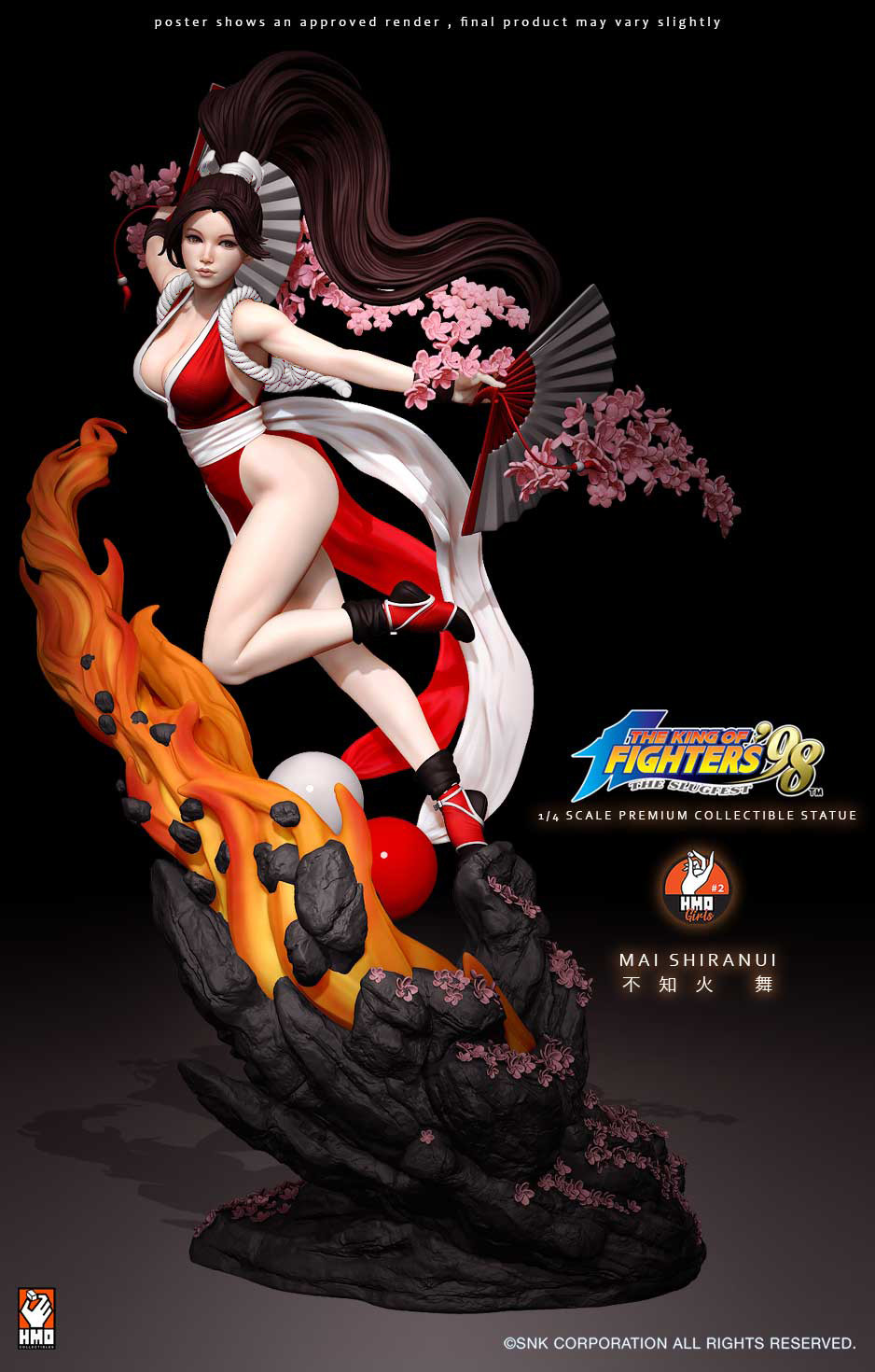 The King of Fighters '98 -Dream Match Never Ends- - Shiranui Mai - Gaming Legends - 1/4 (Hand Made Object) photo 2