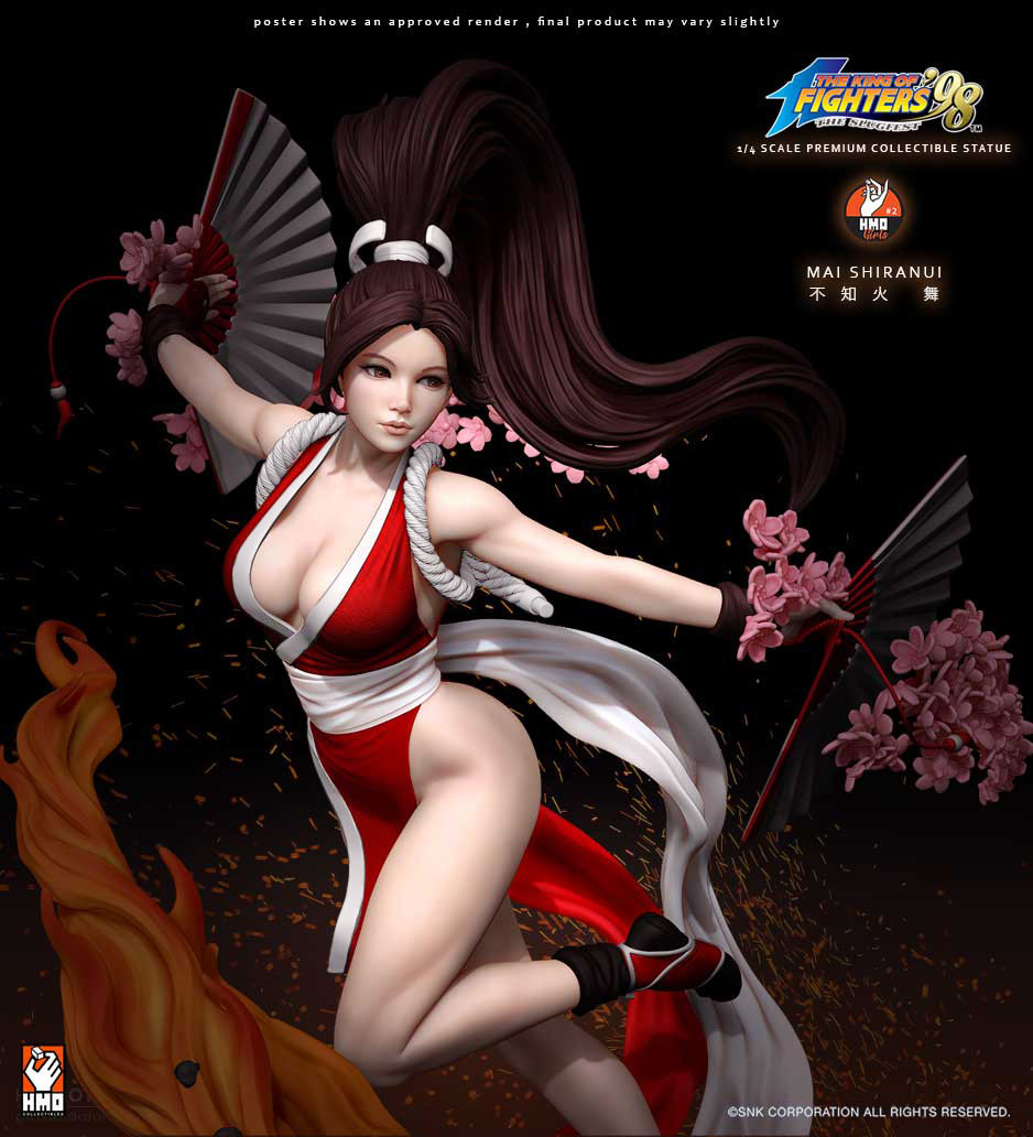 The King of Fighters '98 -Dream Match Never Ends- - Shiranui Mai - Gaming Legends - 1/4 (Hand Made Object) photo 3