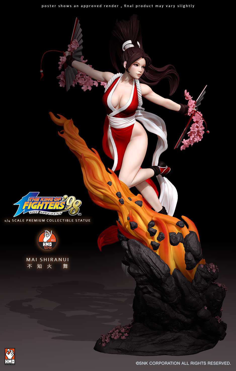 The King of Fighters '98 -Dream Match Never Ends- - Shiranui Mai - Gaming Legends - 1/4 (Hand Made Object) photo 4