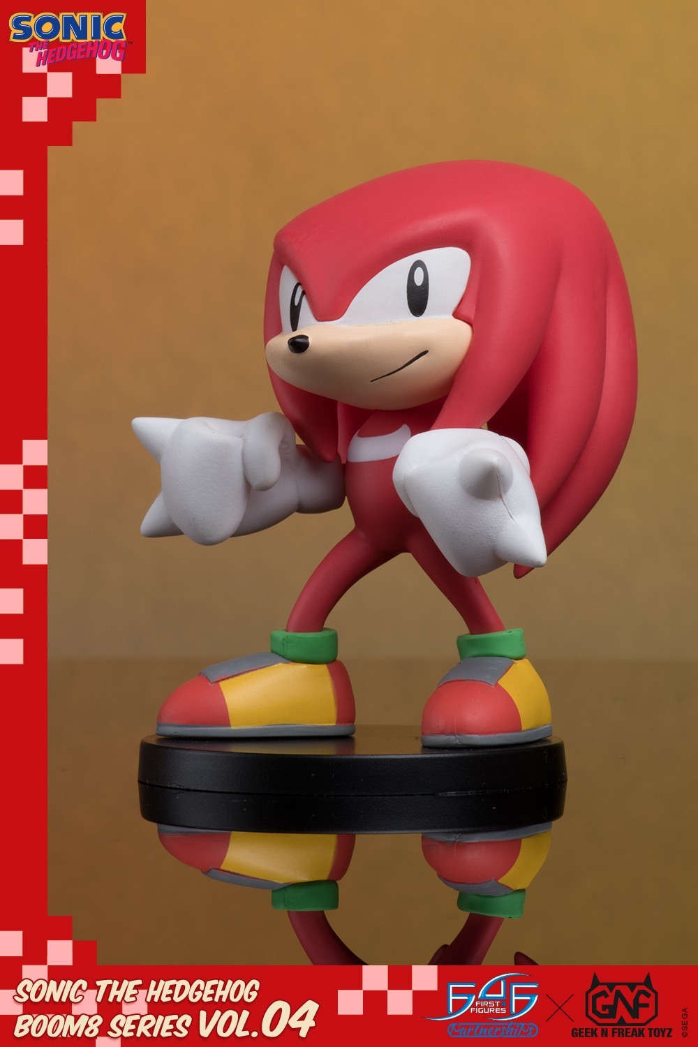 Sonic the Hedgehog - Knuckles the Echidna - Boom8  (Vol.04) - Classic Knuckles (First 4 Figures, GNF Toyz) photo 6