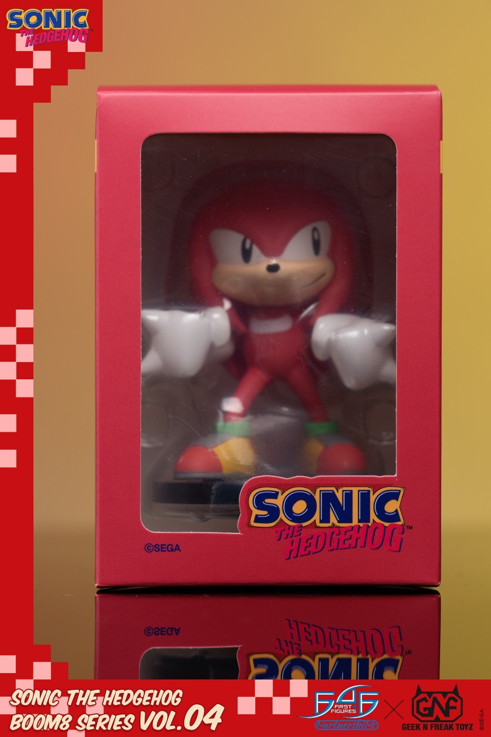 Sonic the Hedgehog - Knuckles the Echidna - Boom8  (Vol.04) - Classic Knuckles (First 4 Figures, GNF Toyz) photo 7