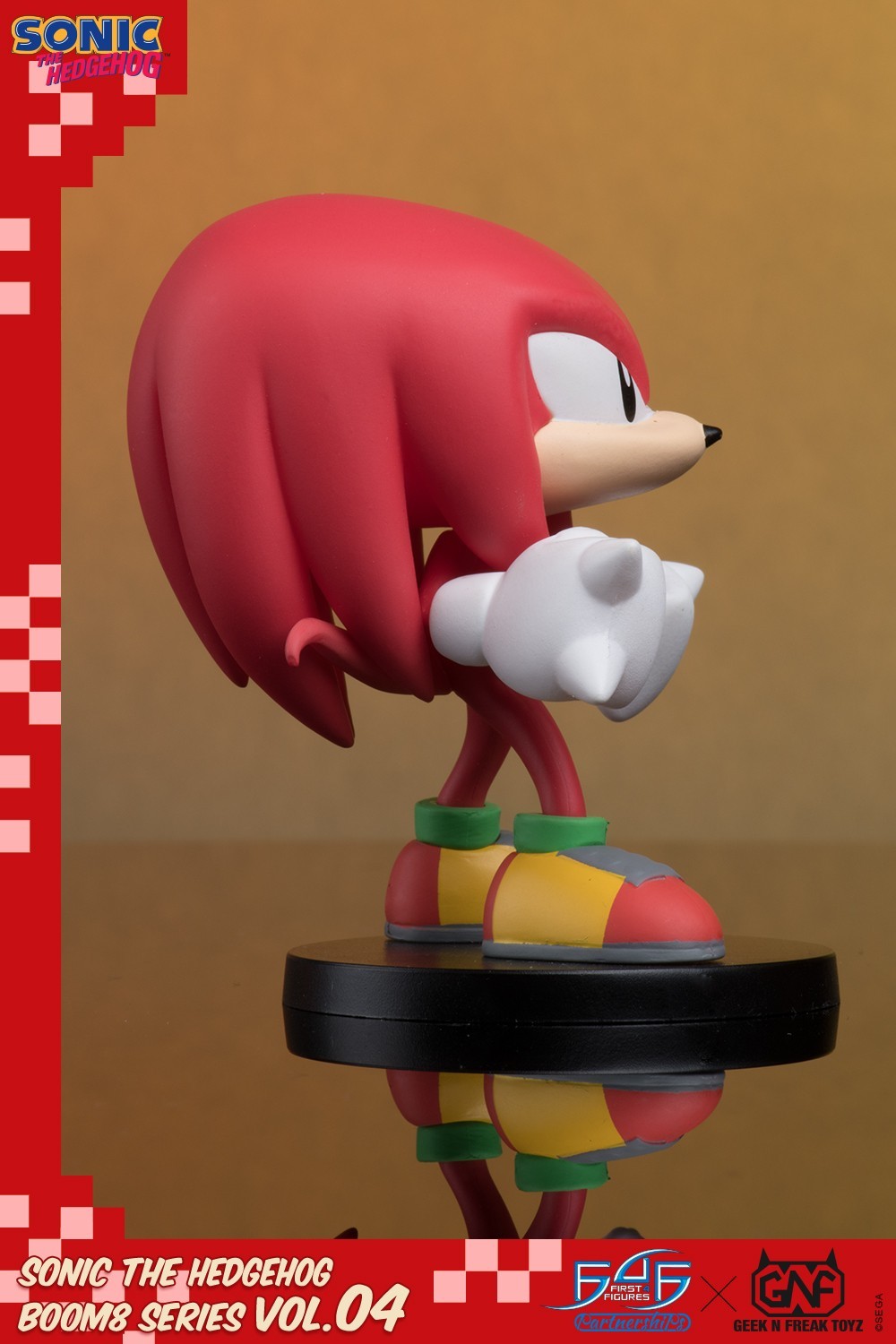 Sonic the Hedgehog - Knuckles the Echidna - Boom8  (Vol.04) - Classic Knuckles (First 4 Figures, GNF Toyz) photo 9