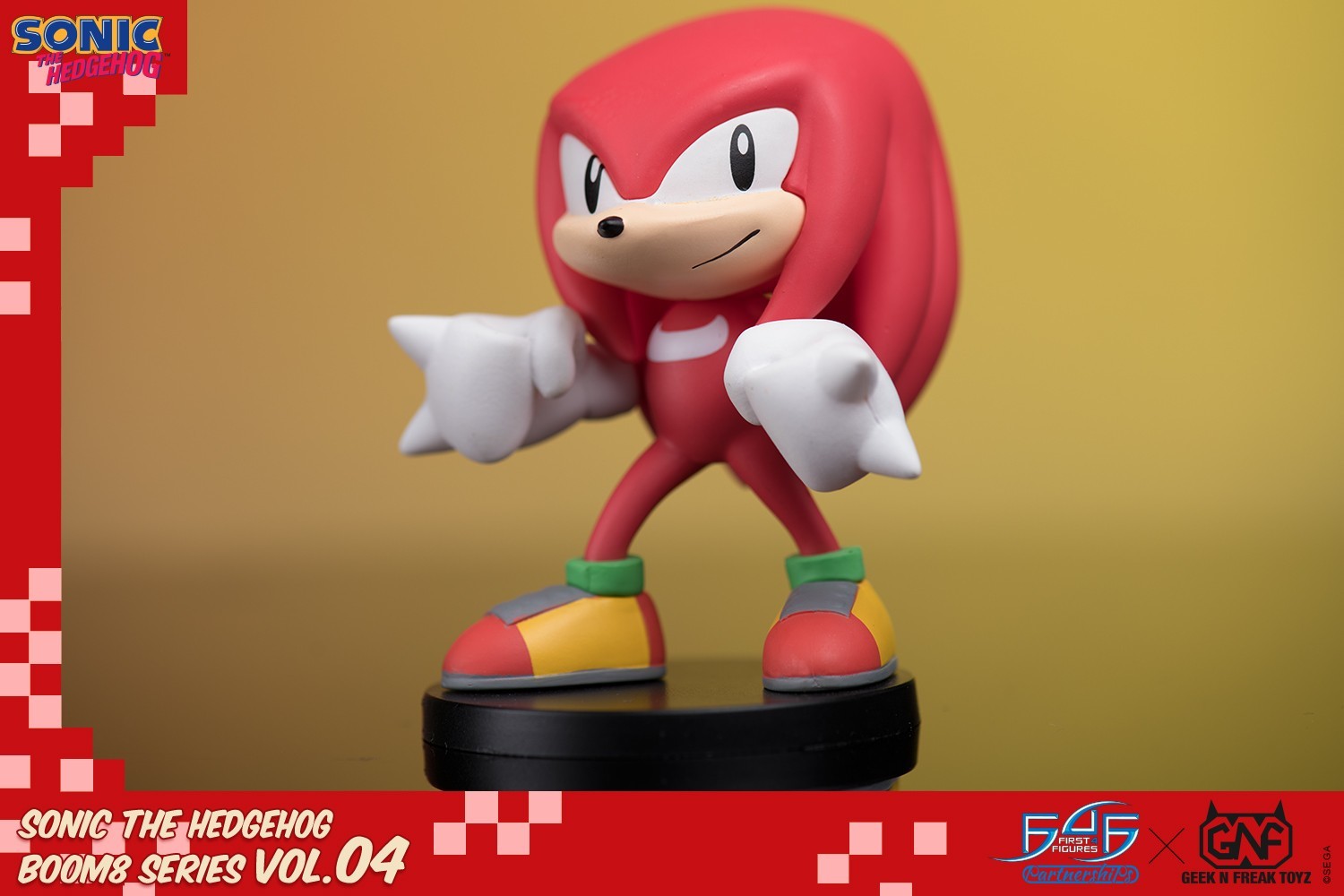 Sonic the Hedgehog - Knuckles the Echidna - Boom8  (Vol.04) - Classic Knuckles (First 4 Figures, GNF Toyz) photo 23