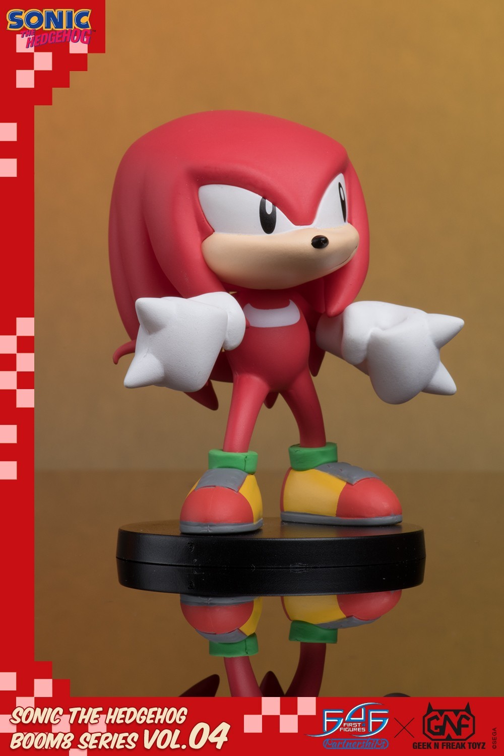 Sonic the Hedgehog - Knuckles the Echidna - Boom8  (Vol.04) - Classic Knuckles (First 4 Figures, GNF Toyz) photo 24