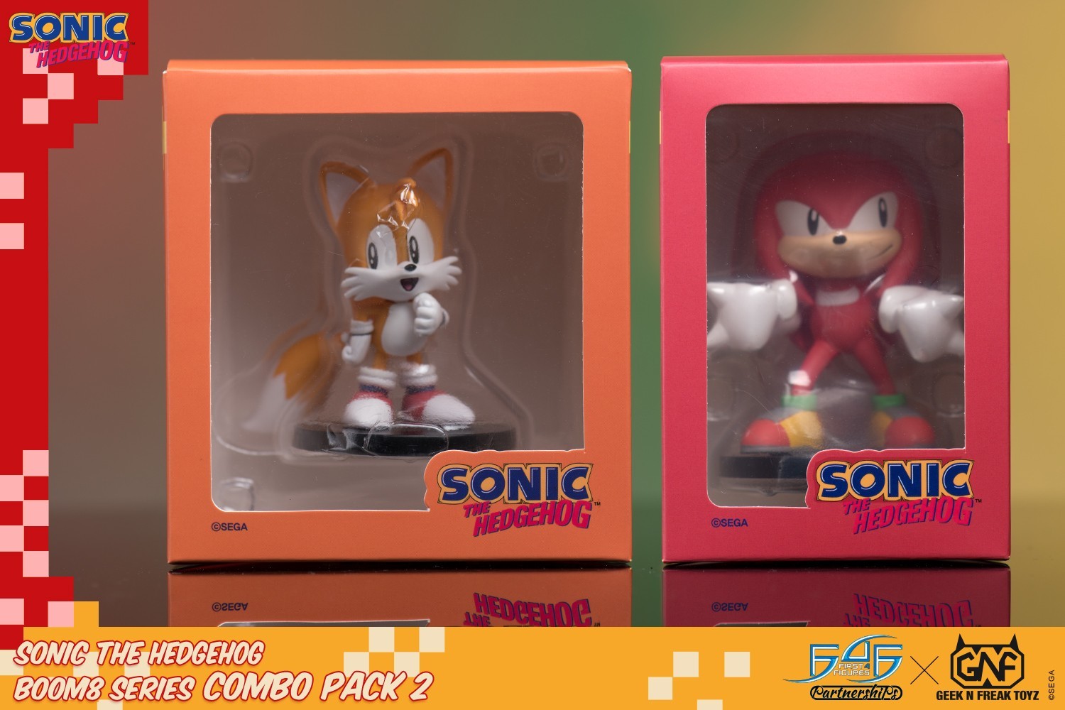 Sonic the Hedgehog - Knuckles the Echidna - Boom8  (Vol.04) - Classic Knuckles (First 4 Figures, GNF Toyz) photo 25
