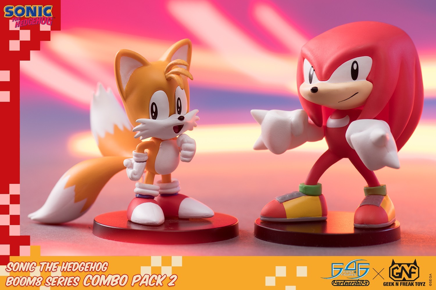 Sonic the Hedgehog - Knuckles the Echidna - Boom8  (Vol.04) - Classic Knuckles (First 4 Figures, GNF Toyz) photo 27