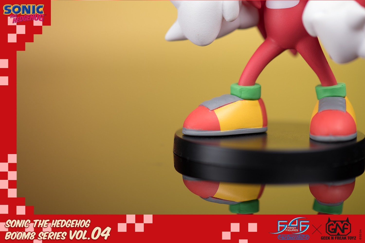 Sonic the Hedgehog - Knuckles the Echidna - Boom8  (Vol.04) - Classic Knuckles (First 4 Figures, GNF Toyz) photo 28